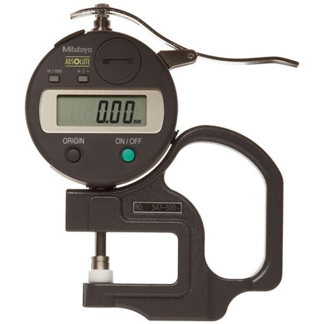 mitutoyo digital thickness gauge